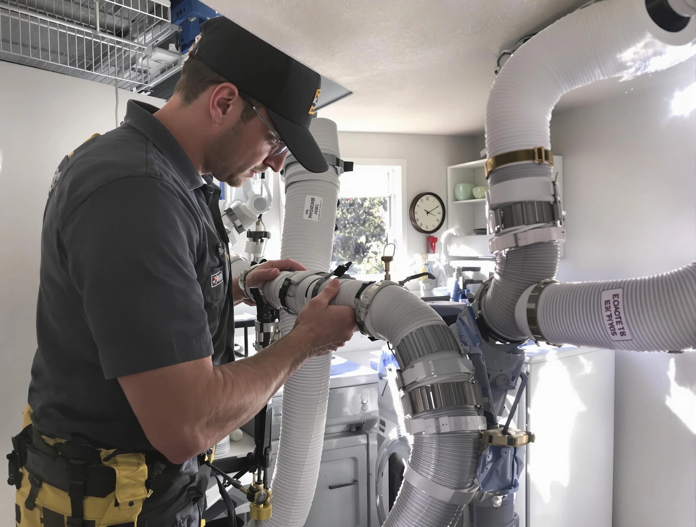 Dryer Vent Hose Installation in Fullerton