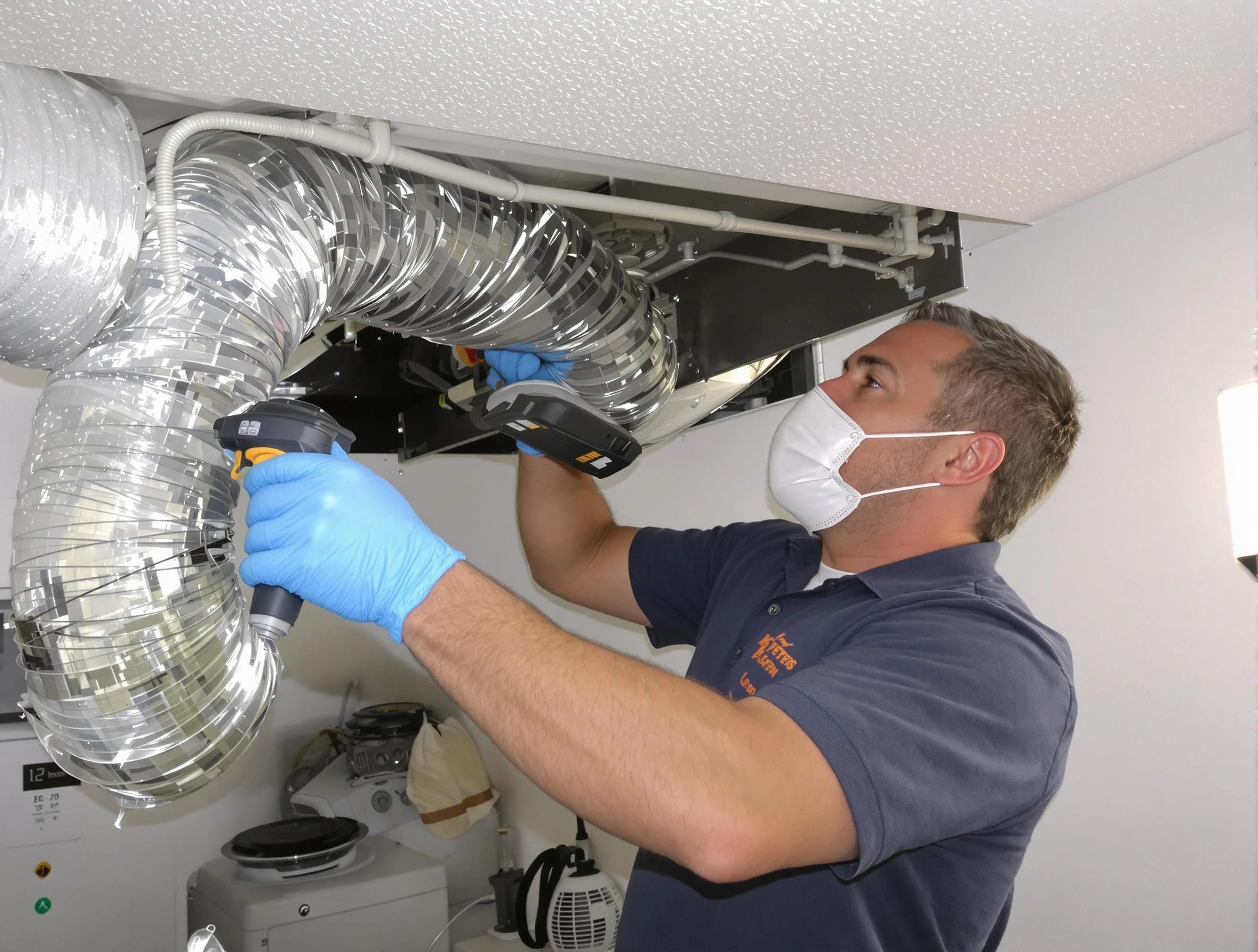 Fullerton Dryer Vent Cleaning professional performing thorough residential dryer vent cleaning in Fullerton