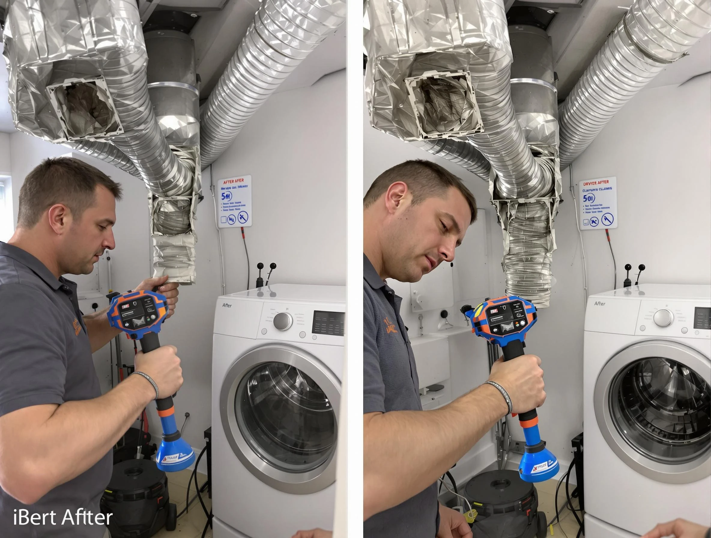 Professional clogged vent cleaning by Fullerton Dryer Vent Cleaning in Fullerton