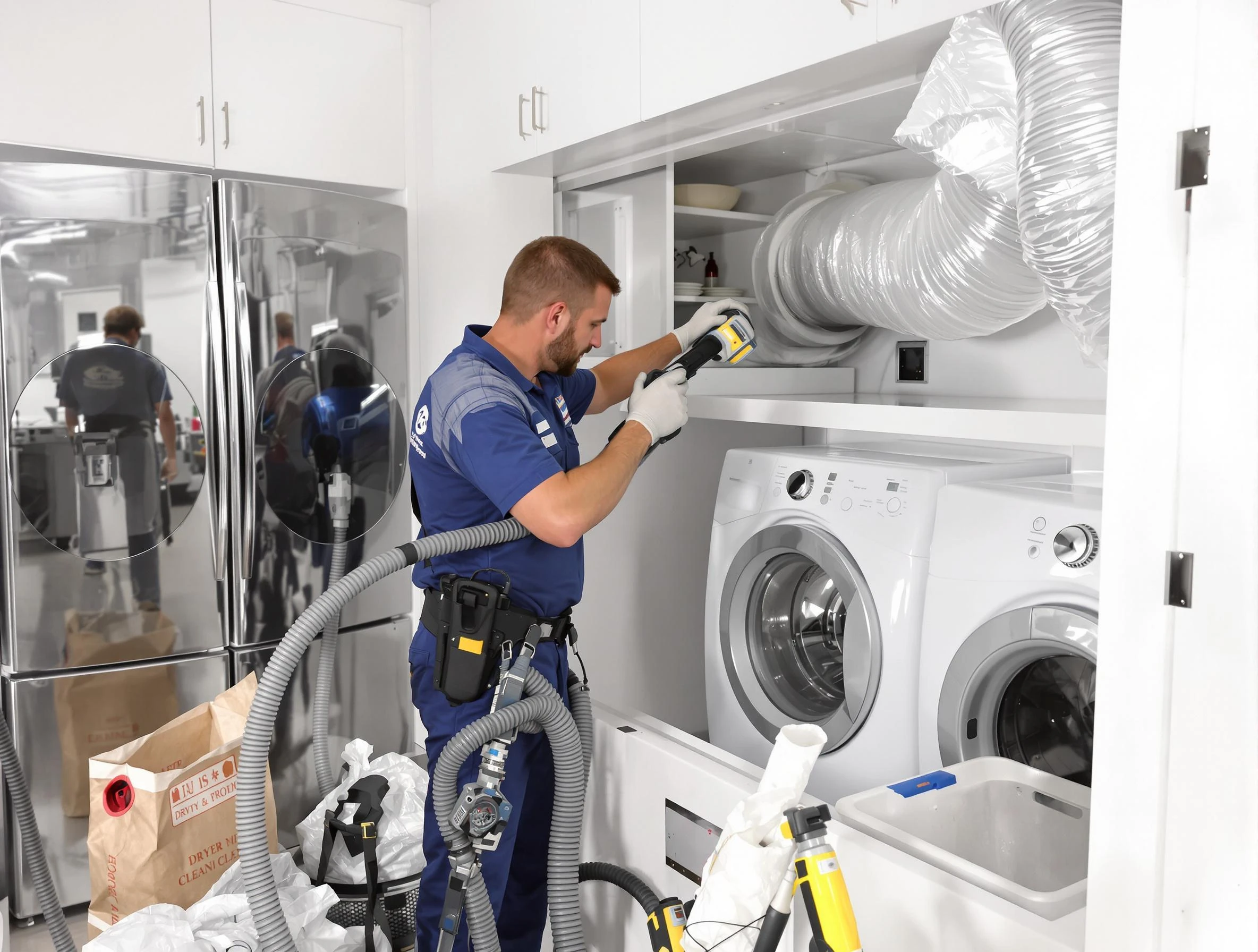 Professional duct cleaning by Fullerton Dryer Vent Cleaning in Fullerton