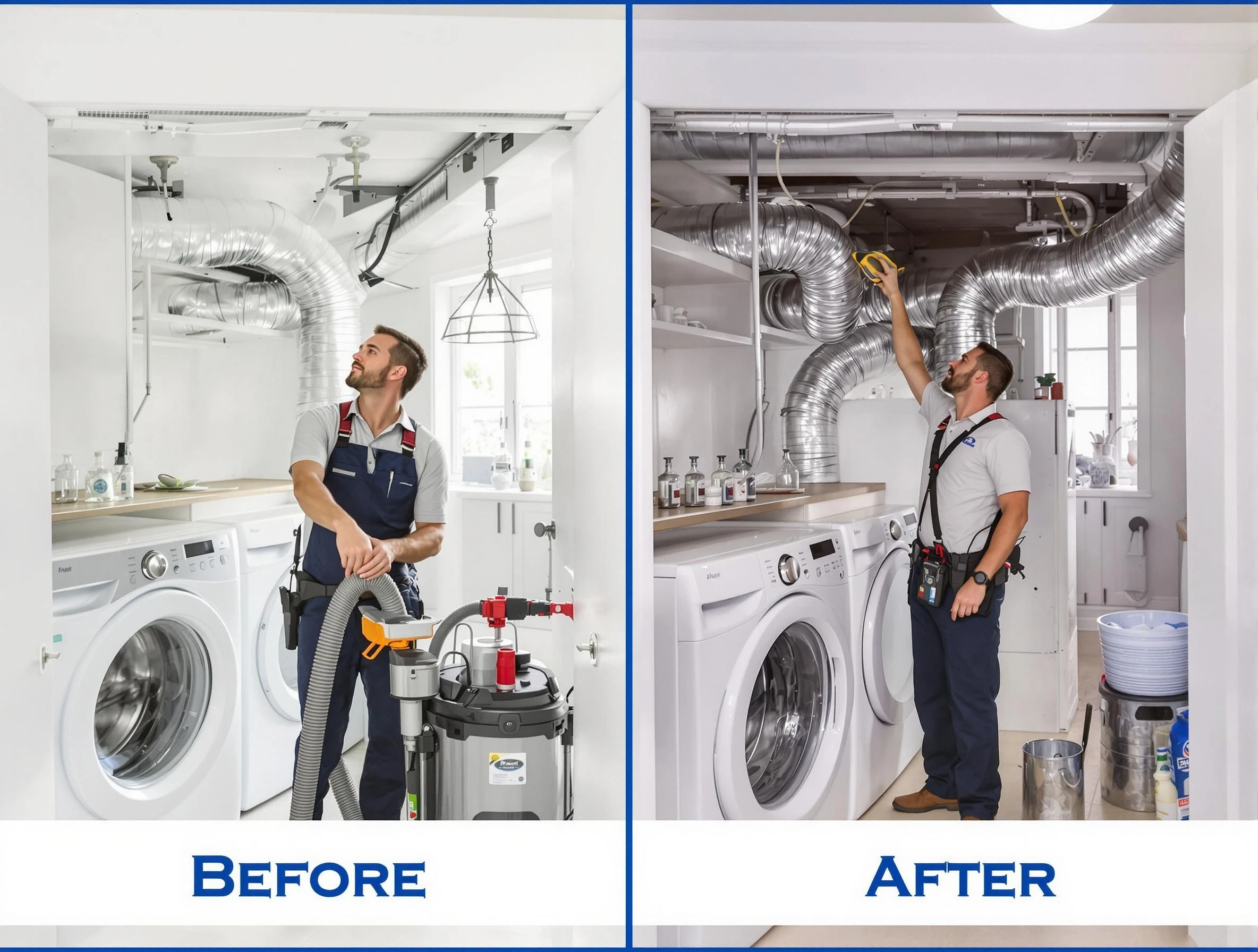 Expert gas dryer vent cleaning by Fullerton Dryer Vent Cleaning in Fullerton